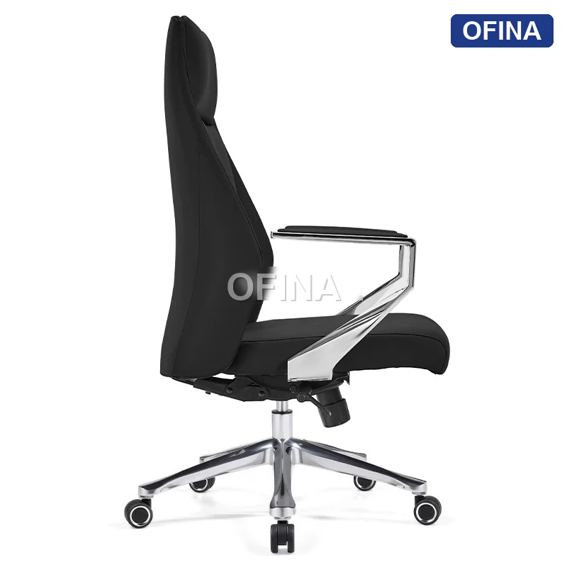 Ghế lãnh đạo da Titan T09A-BL thumbnail 3