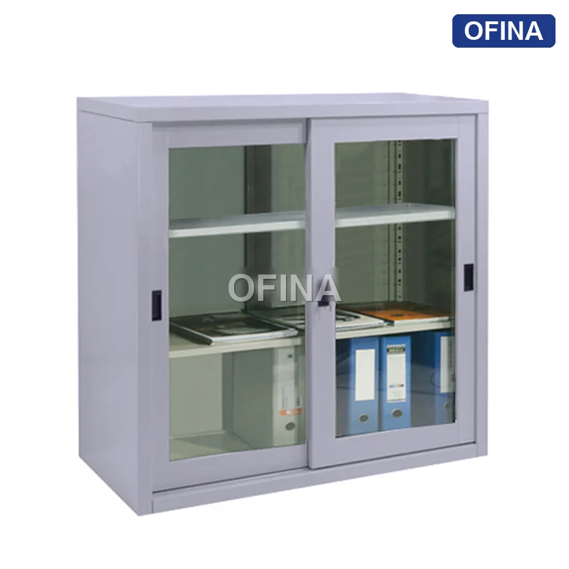 Tủ tài liệu 2 khoang kính lùa TL07L